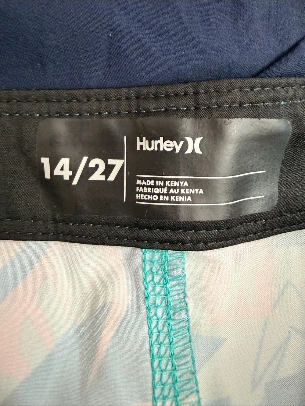 Hurley Boys Size 14/27 Retro Resort Swim Board Shorts